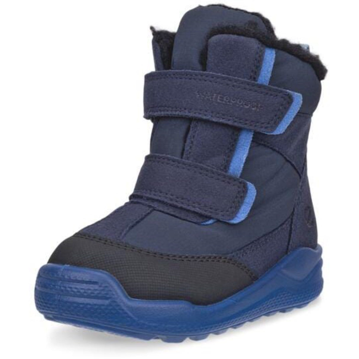Ecco Black/Night Sky/Federal Blue Urban Mini 2Xvelcro Støvler
