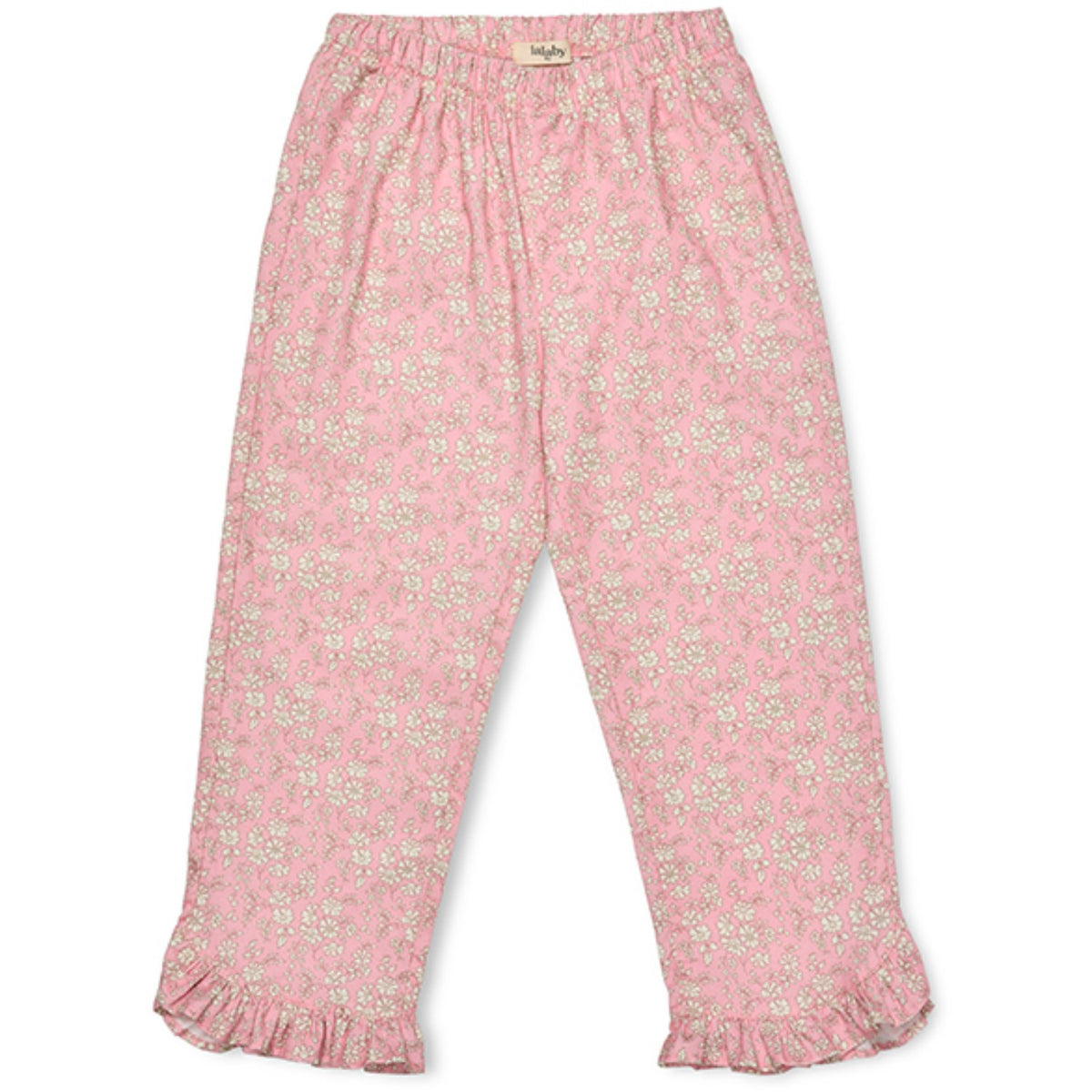Lalaby Pink Flower Cord Lotte Bukser