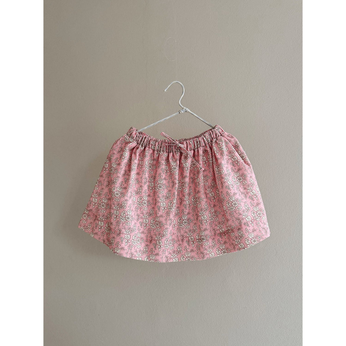 Lalaby Pink Flower Cord Dagmar Skjørt