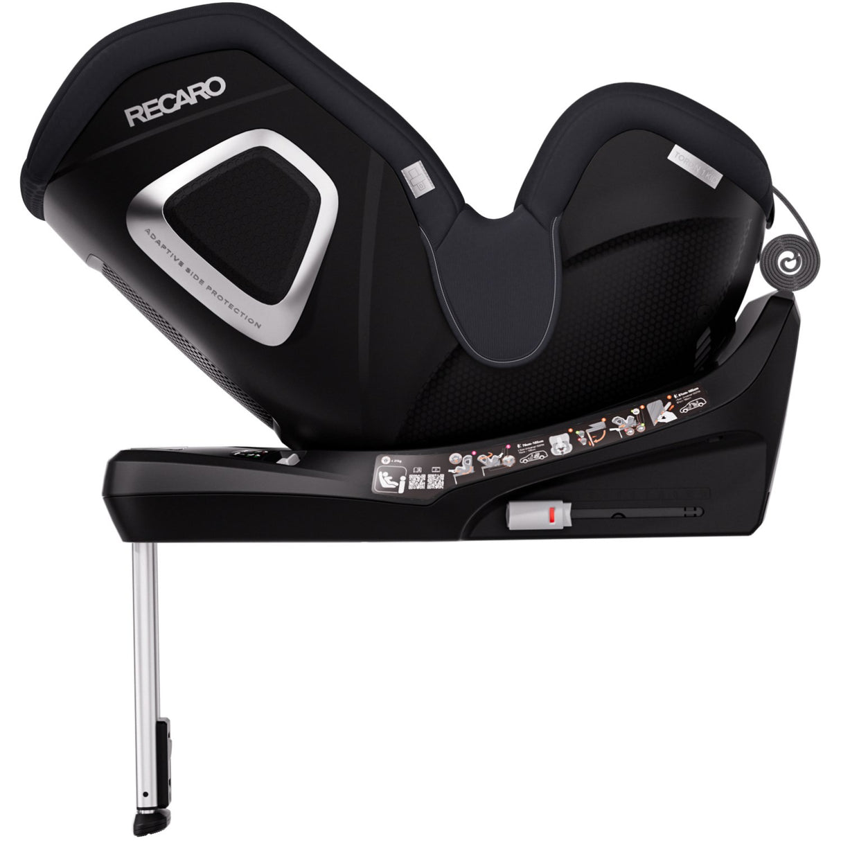 RECARO Fresh Black Toron 1 Kid Bil Sete