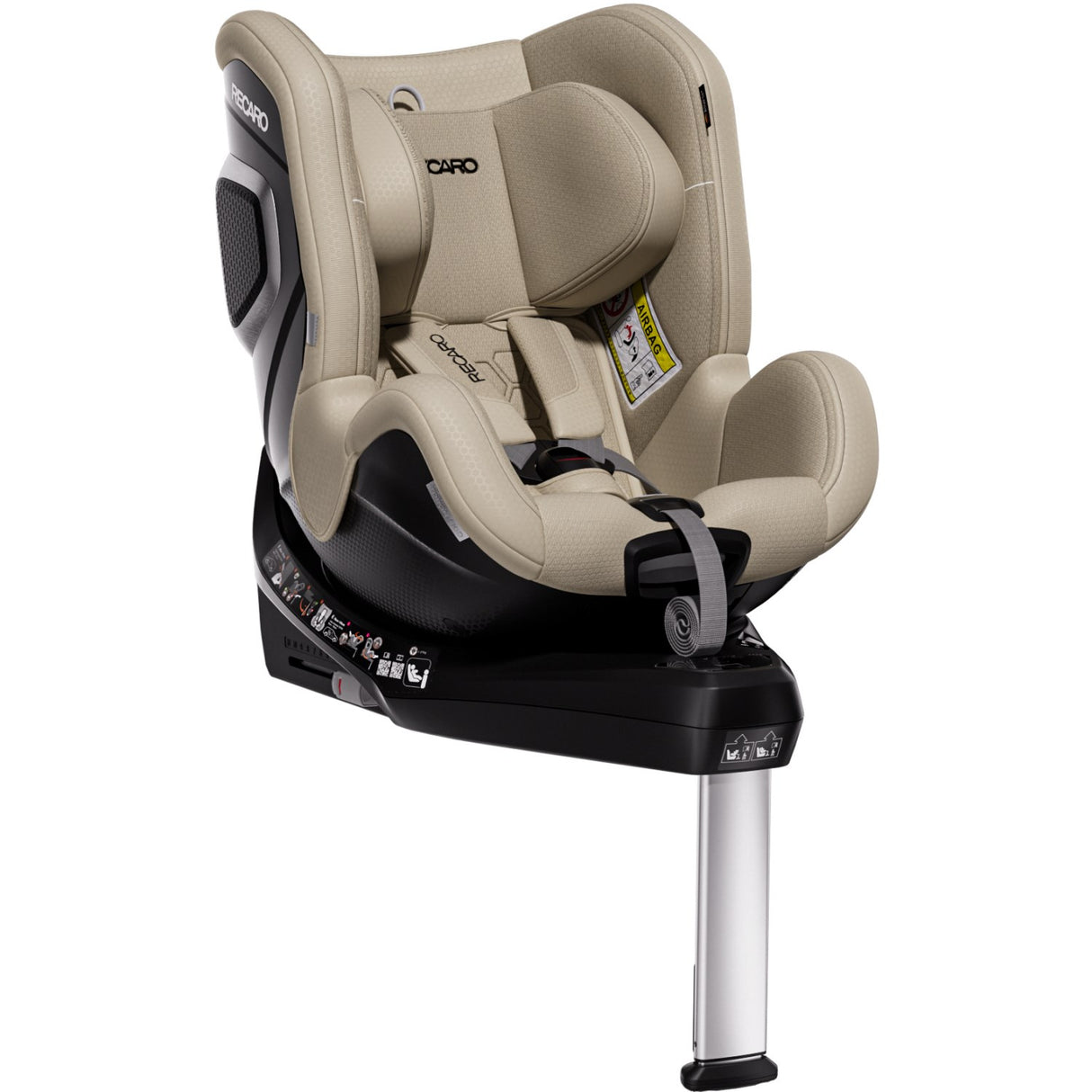 RECARO Elegant Beige Toron 1 Kid Bil Sete