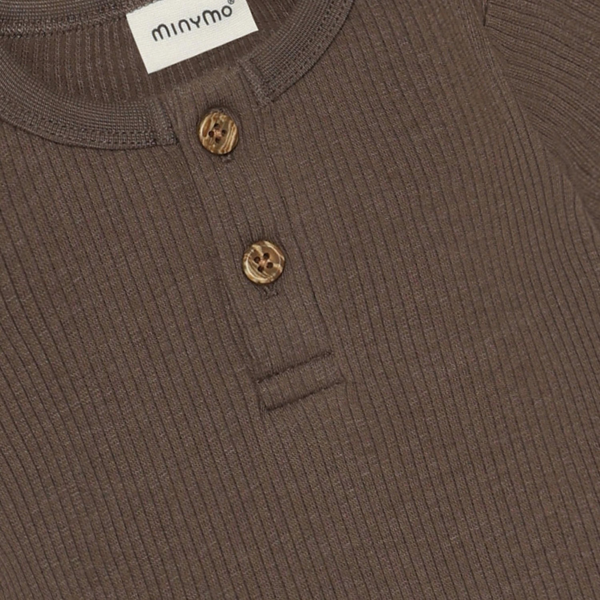 Minymo Chocolate Chip Body Ls Rib
