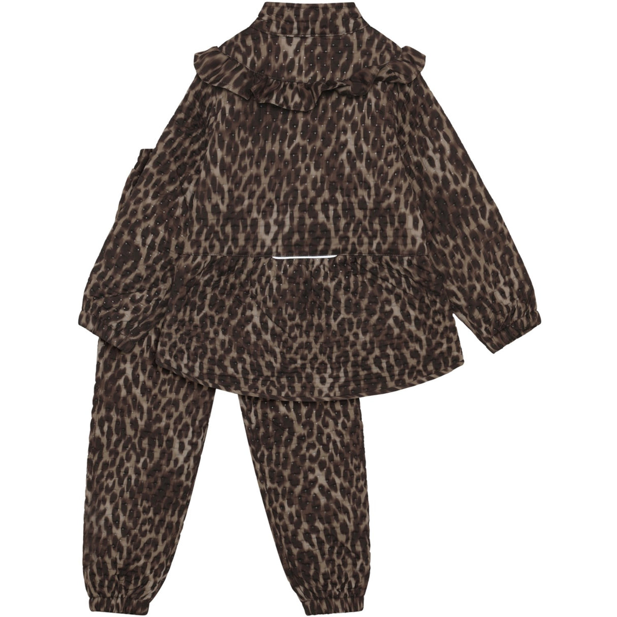 En Fant Pine Bark Termisk Sett M/ Frills, Aop