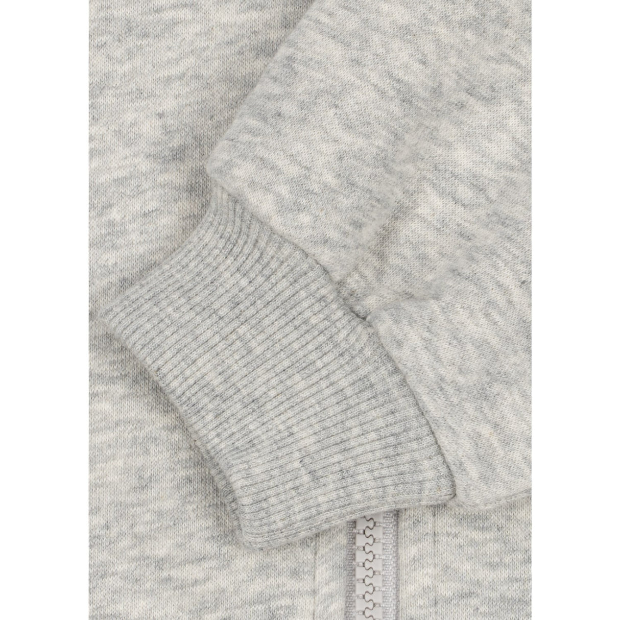 Konges Sløjd Grey Melange Lou Sweat Zip Hette Gots