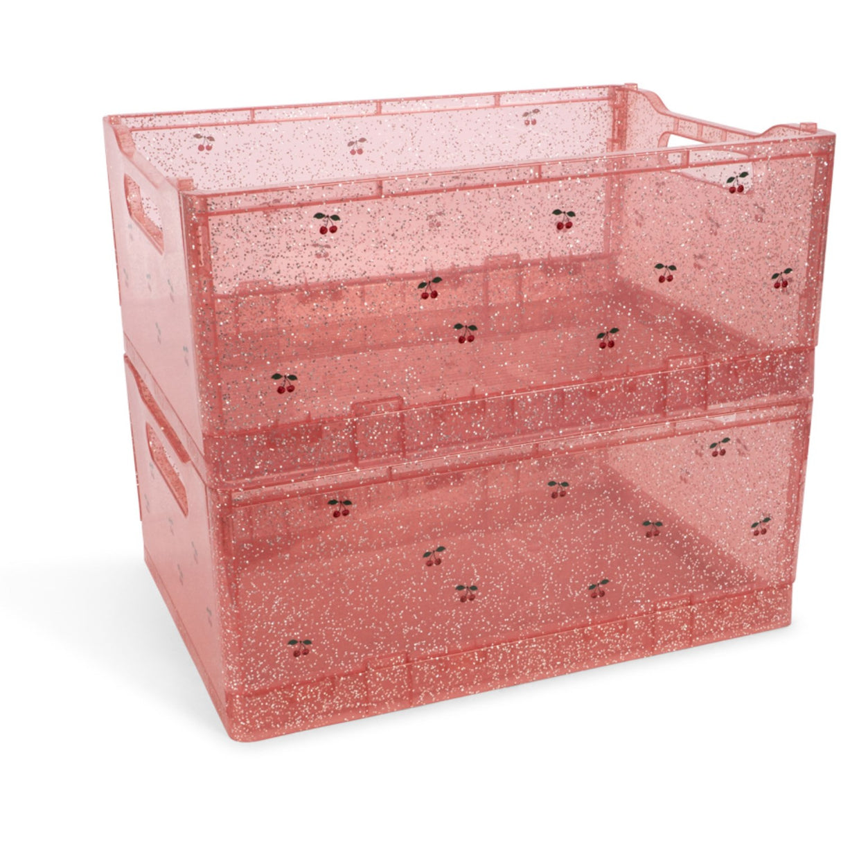Konges Sløjd Sparkling Blush 2 Pakke Glitter Oppbevaring Box