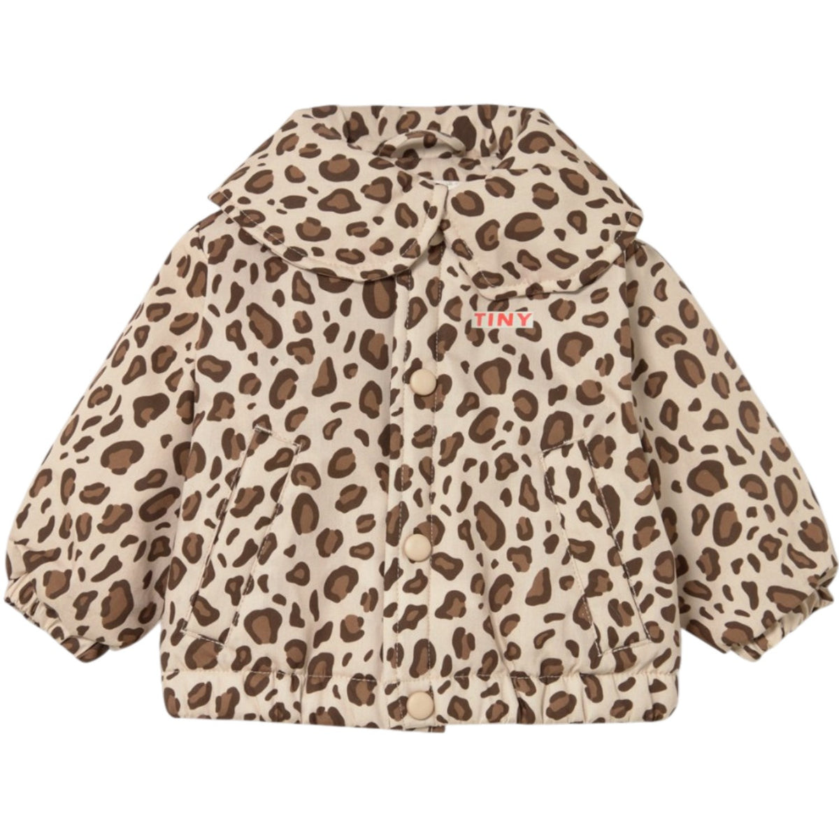 TinyCottons Dark Vanilla Animal Print Baby Vattert Jakke