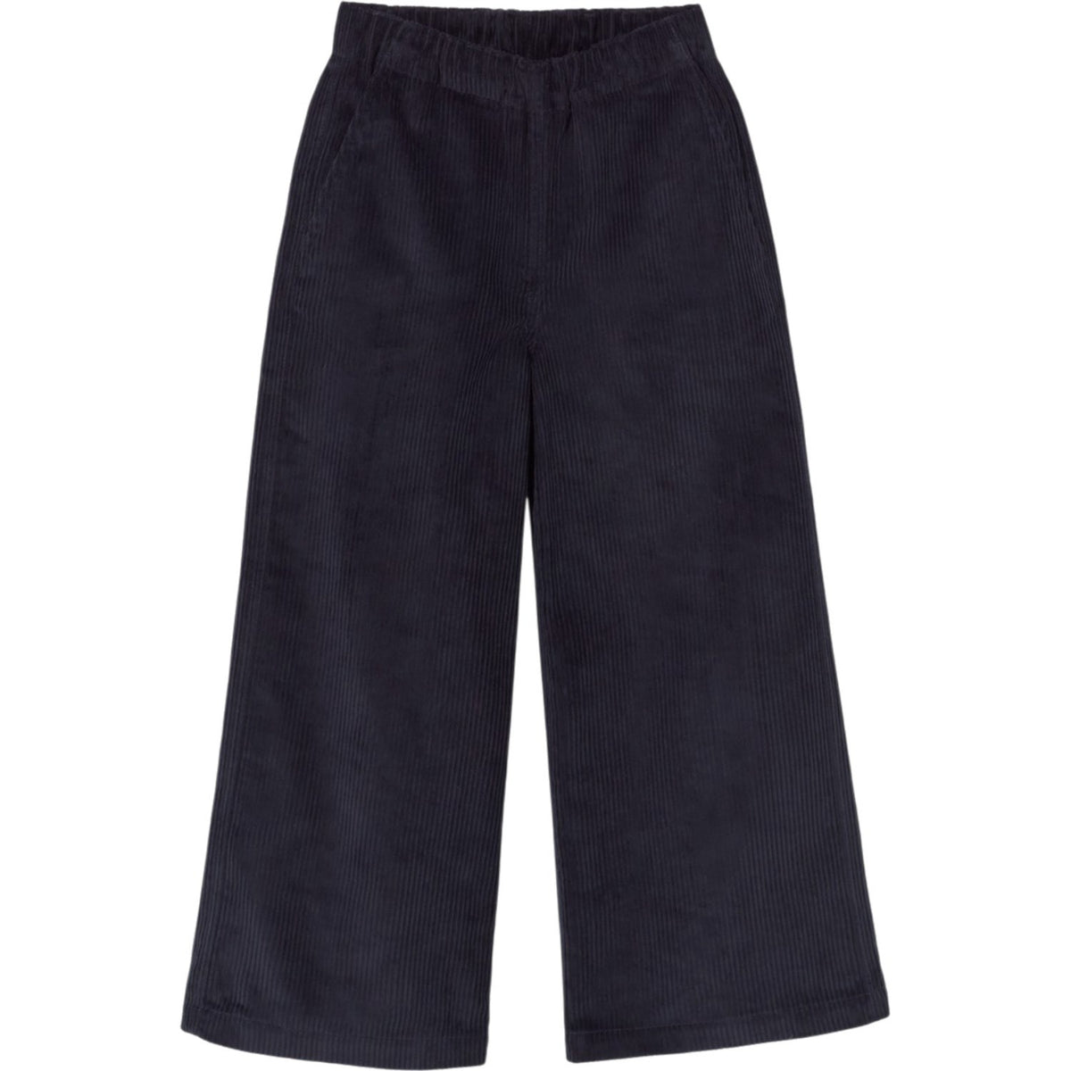 TinyCottons Light Navy Solid Corduroy Bukser