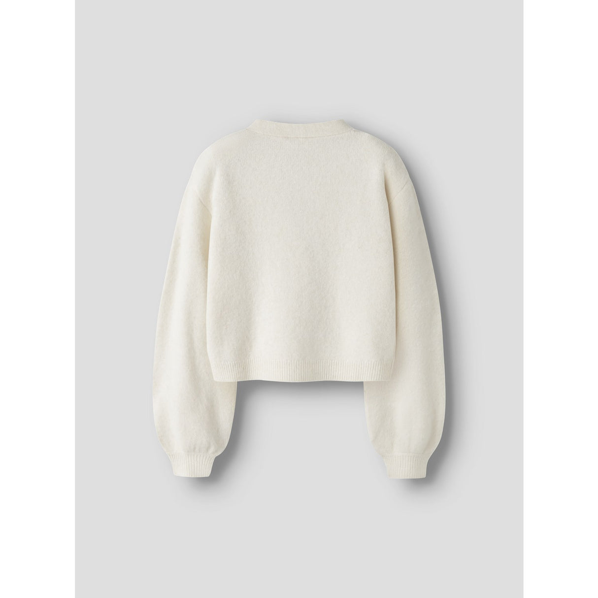 Name It Antique White Black Bow Nkfrina Ls Strikk Card Noos