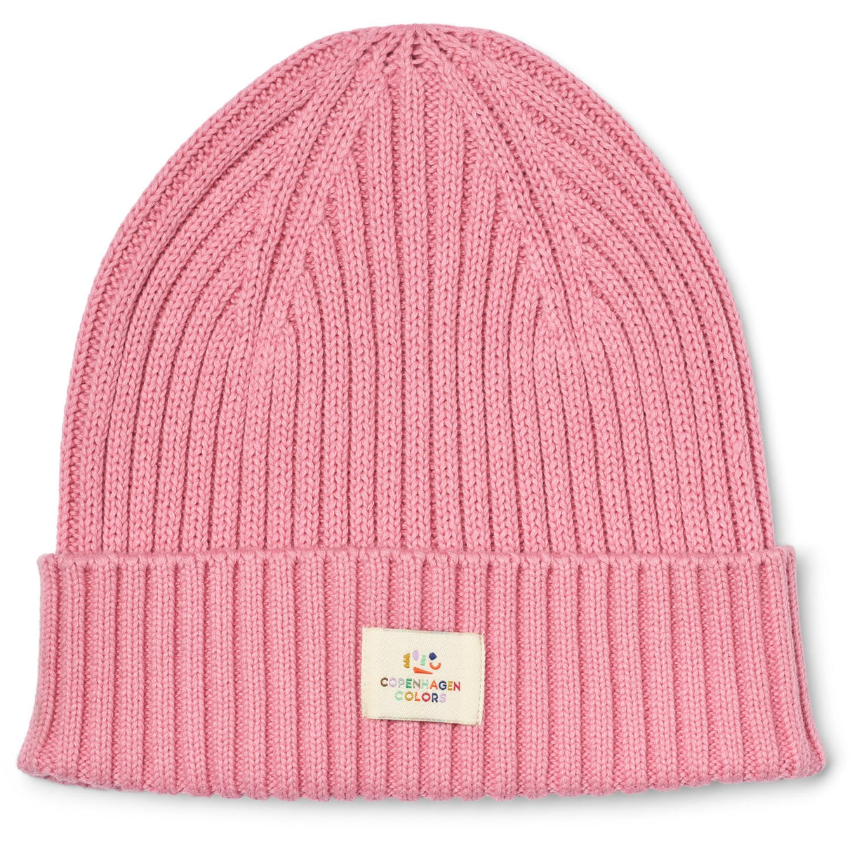 COPENHAGEN COLORS Blossom Pink Bomull Strikket Classic Beanie
