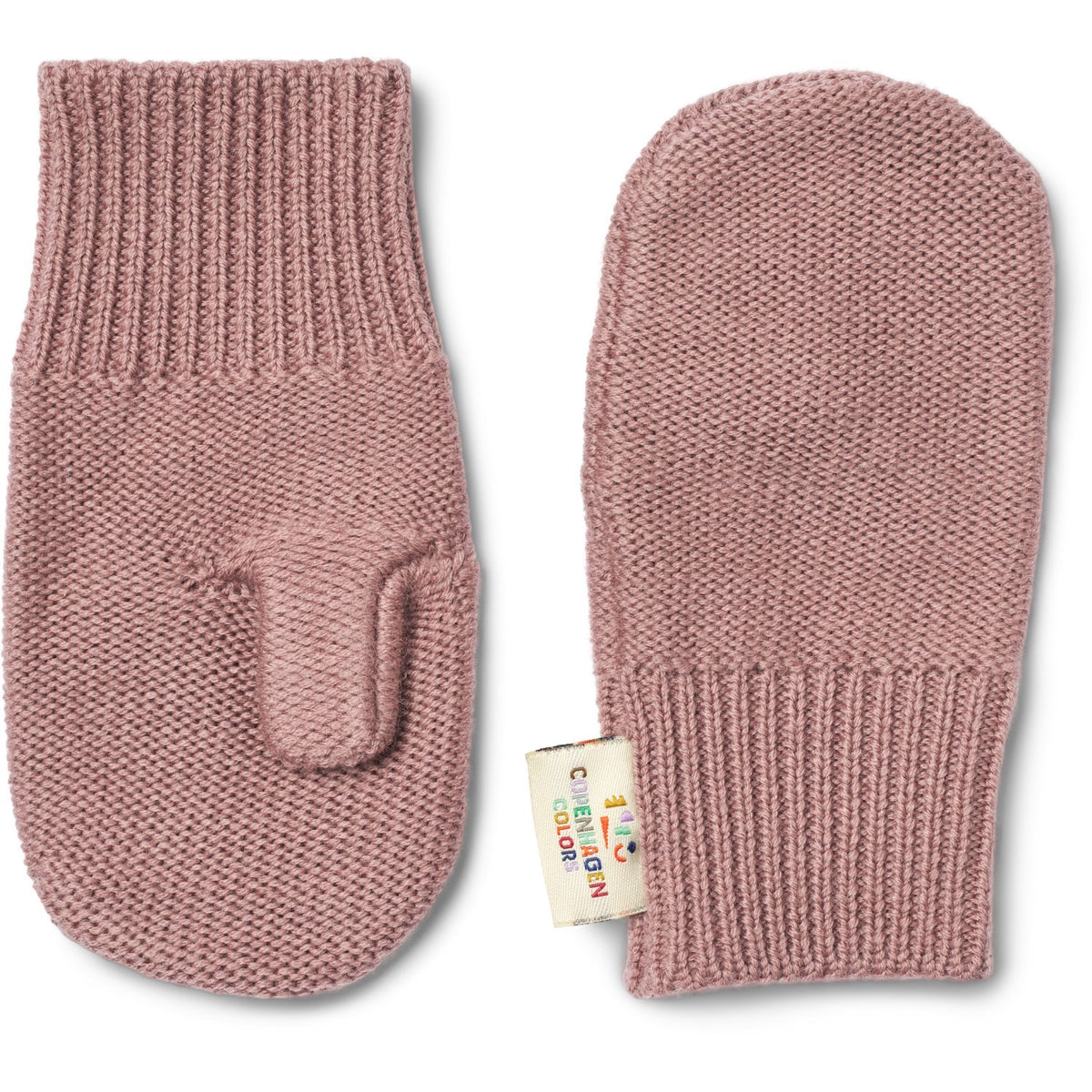 COPENHAGEN COLORS Winter Rose Merino Ull Strikket Votter