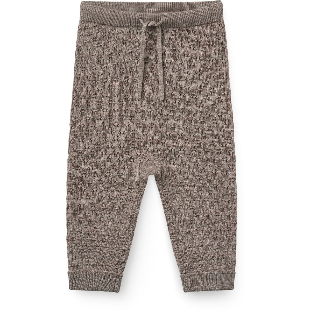 COPENHAGEN COLORS Natural Melange Merino Pattern Baby Leggings