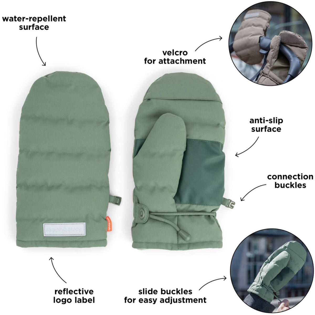 DonebyDeer Green Stroller Votter