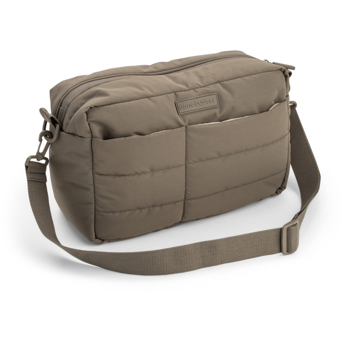 DonebyDeer Taupe Vattert Stroller Veske
