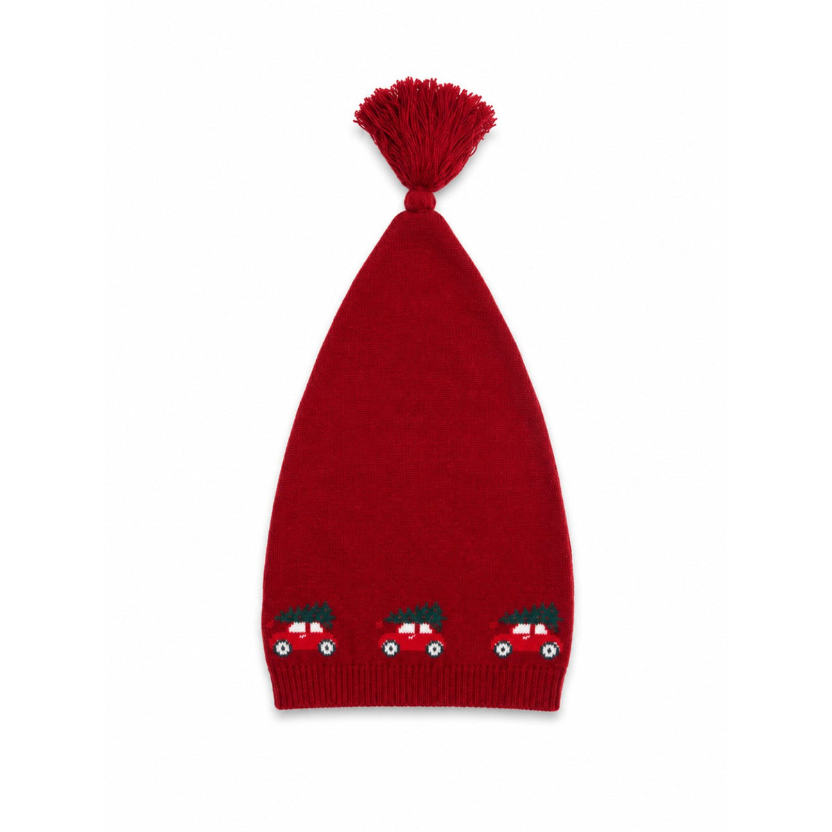 Smallstuff Dark Red Christmas Car Julehatt