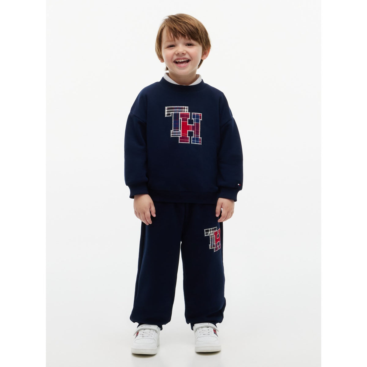 Tommy Hilfiger Dark Blue-Blue Lu Crewneck Og Sweatpant Sett