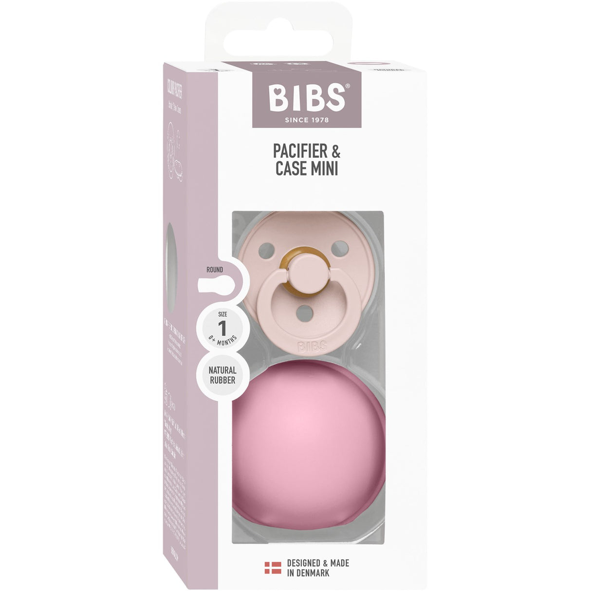 Bibs Petal / Baby Pink Colour Smokk Round Latex & Smokk Case Mini