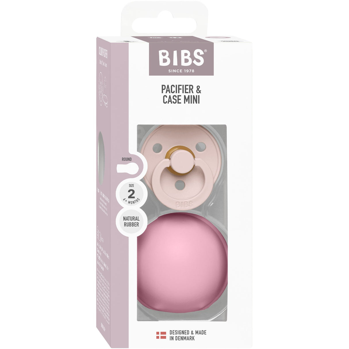 Bibs Petal / Baby Pink Colour Smokk Round Latex & Smokk Case Mini