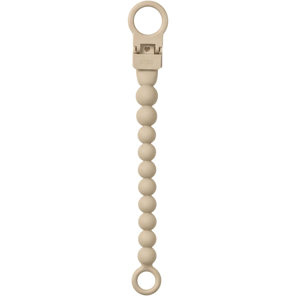 Bibs Vanilla Smokk Clip Beaded