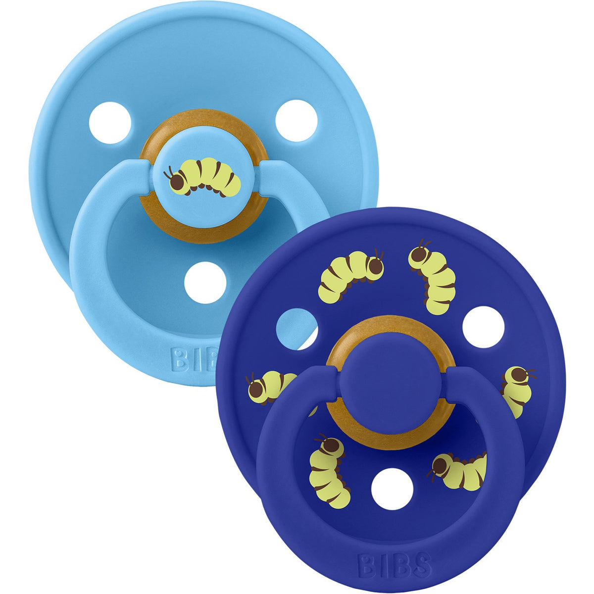 Bibs Breeze / Sonic Studio Colour Smokk Caterpillar Mix 2 Pack Latex Round