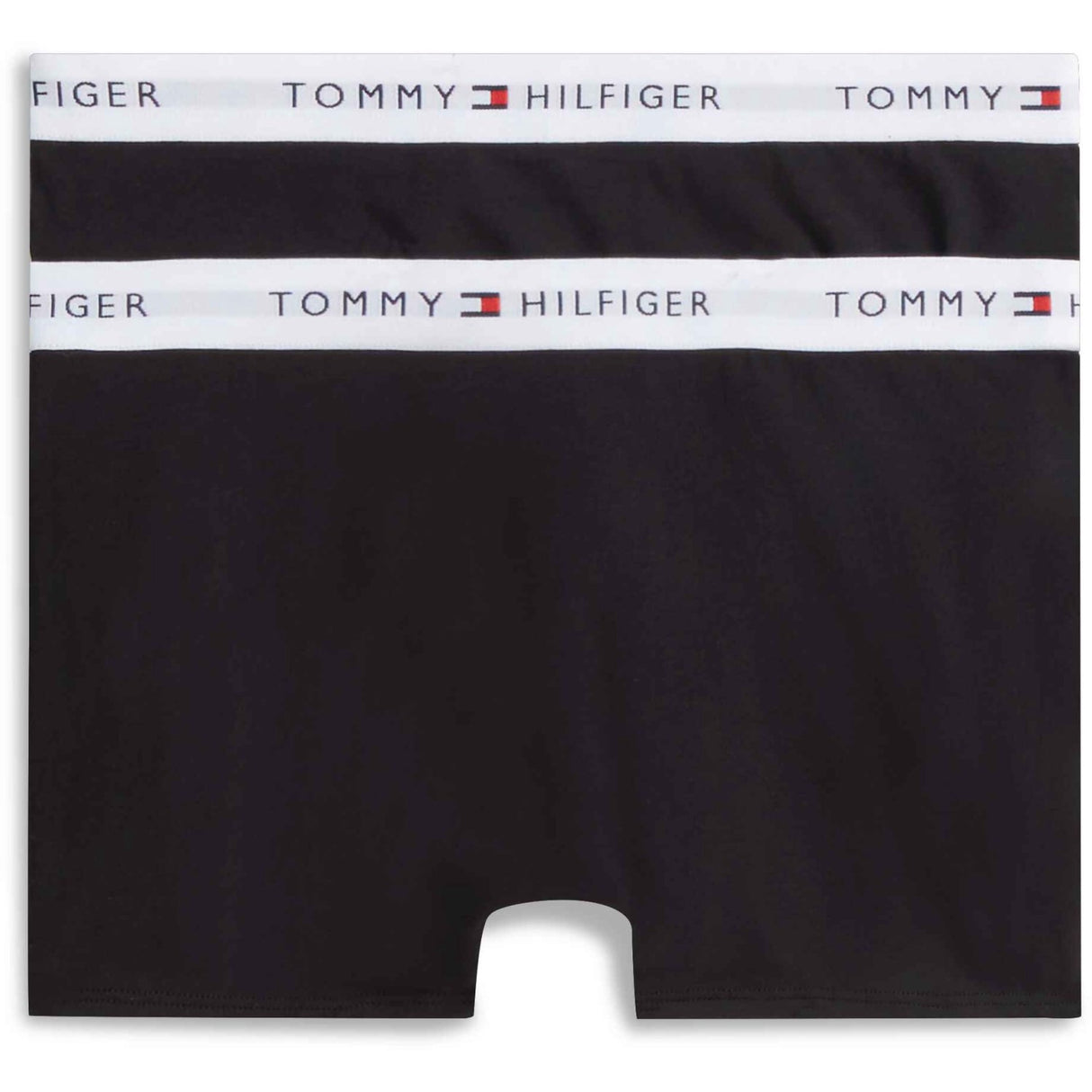 Tommy Hilfiger Black / Black-Orange 2-Pakning Bomull Trunk