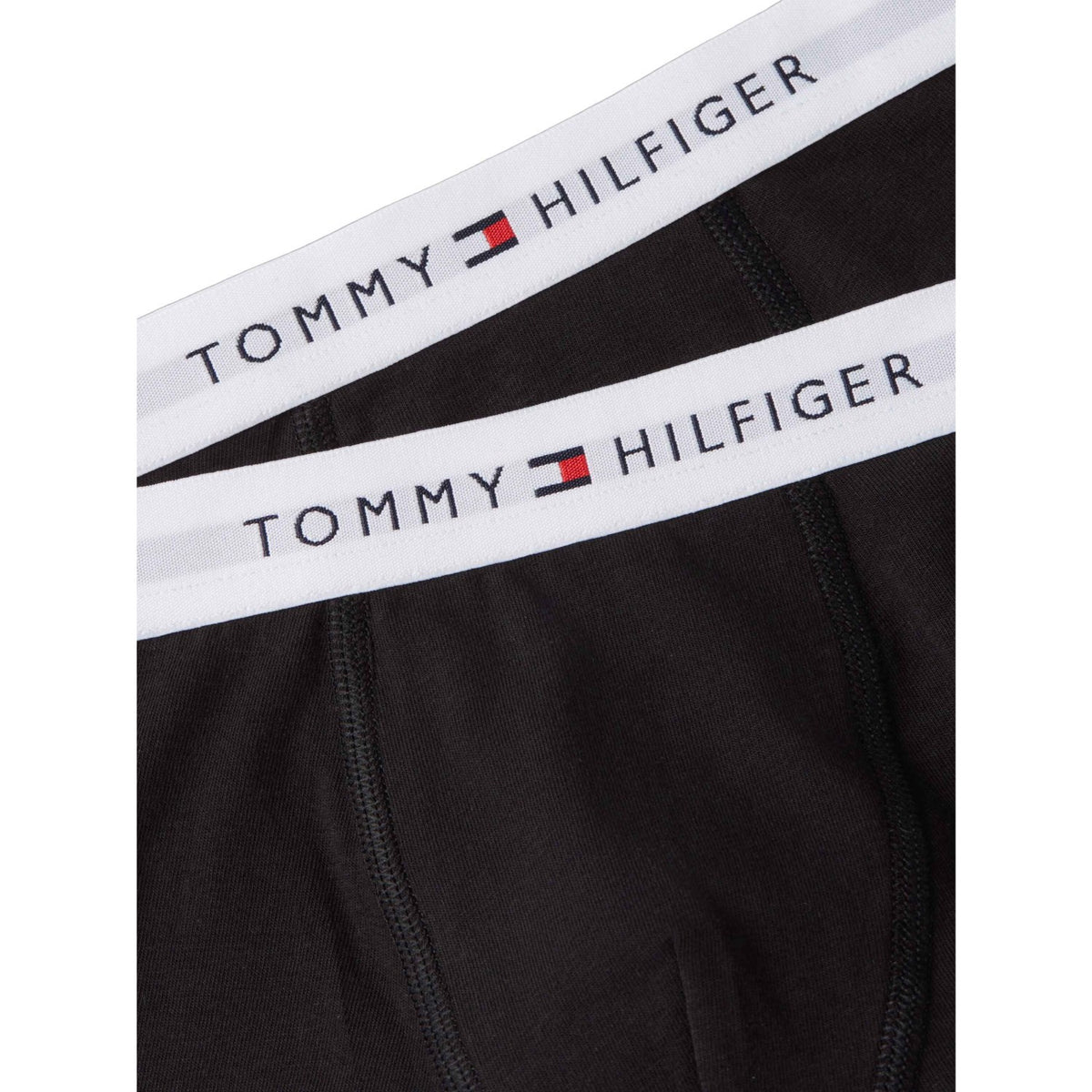 Tommy Hilfiger Black / Black-Orange 2-Pakning Bomull Trunk