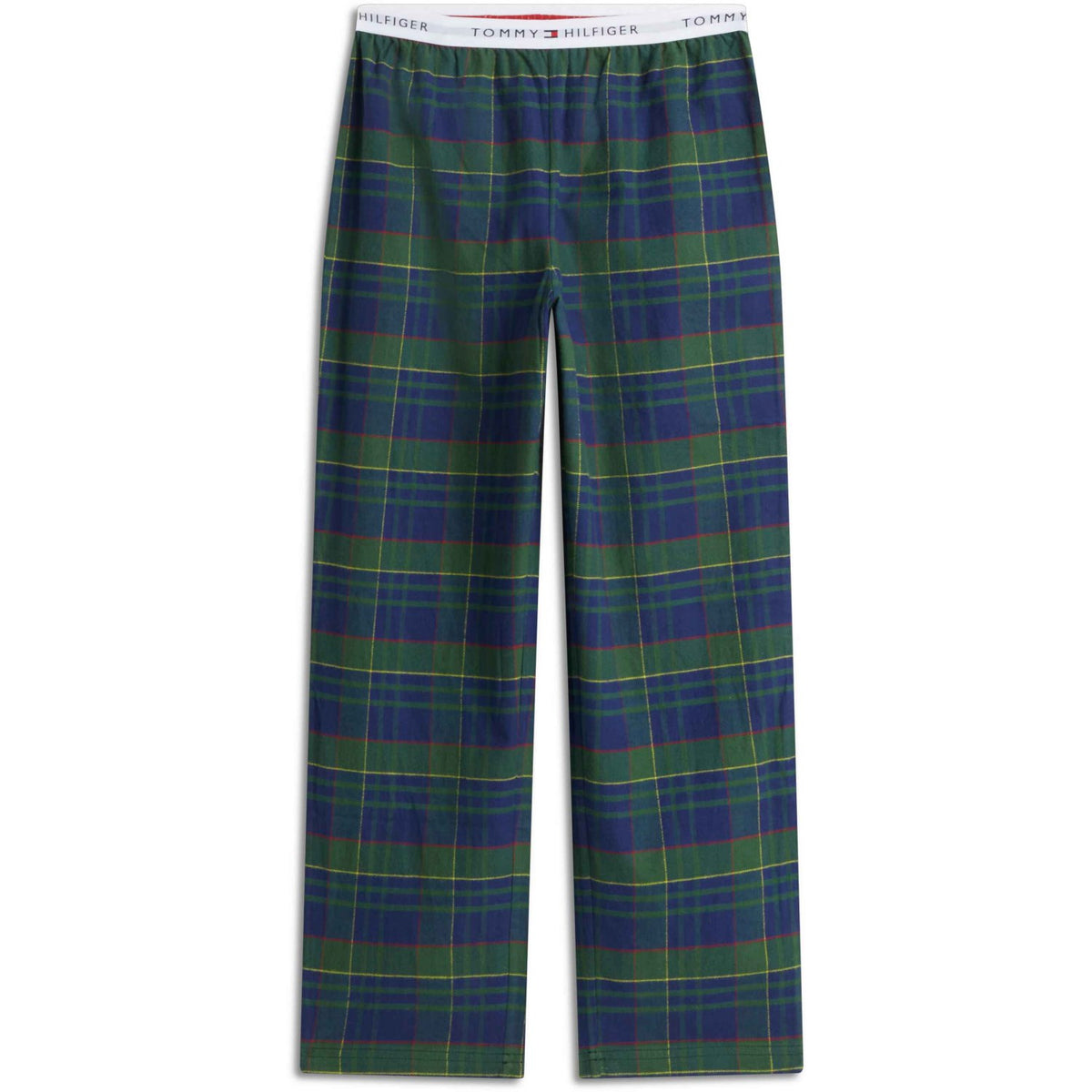 Tommy Hilfiger Orn Green / Buffalo Check Evergreen-Brown Long Pj Sett