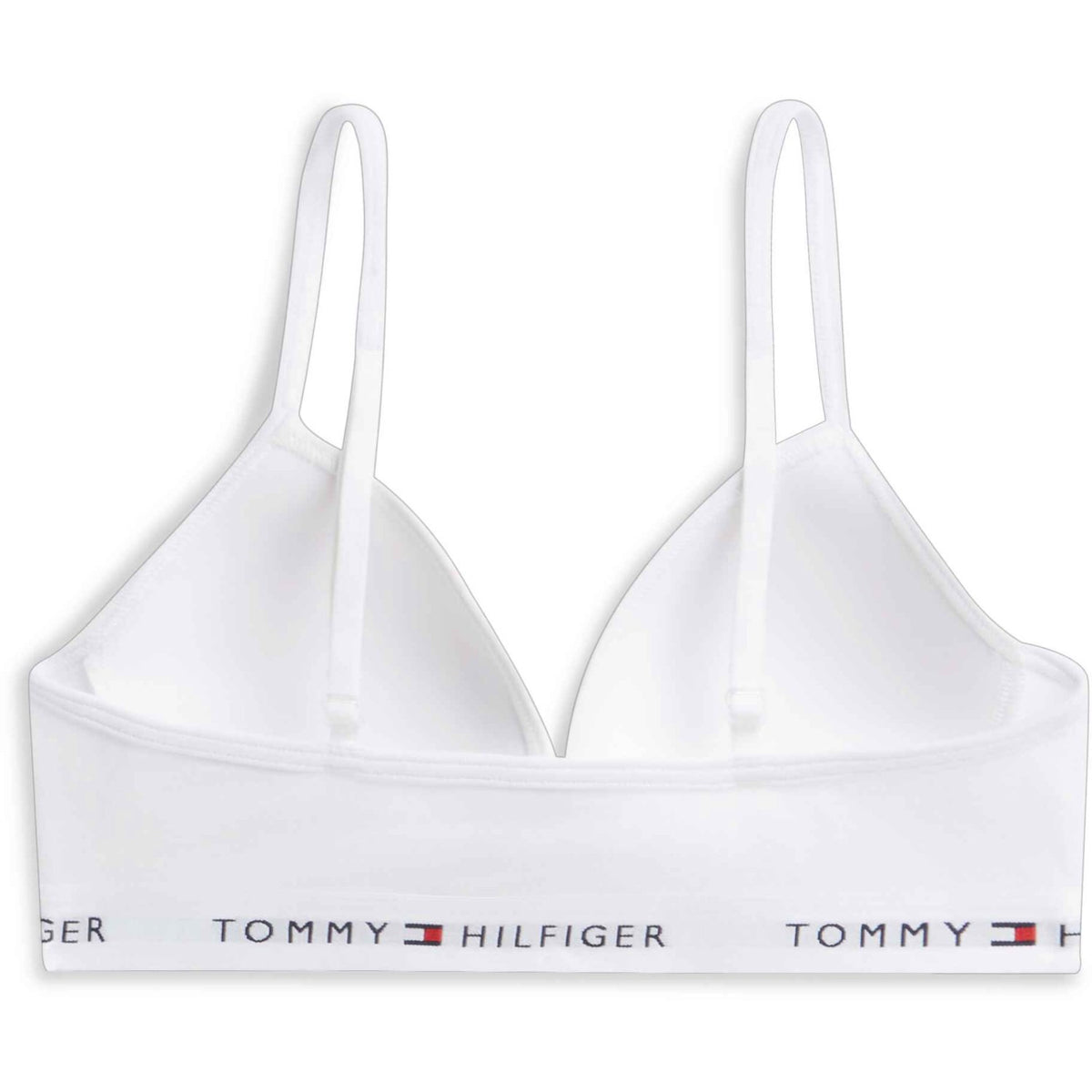 Tommy Hilfiger White-White Bomull Fixed Foam BH