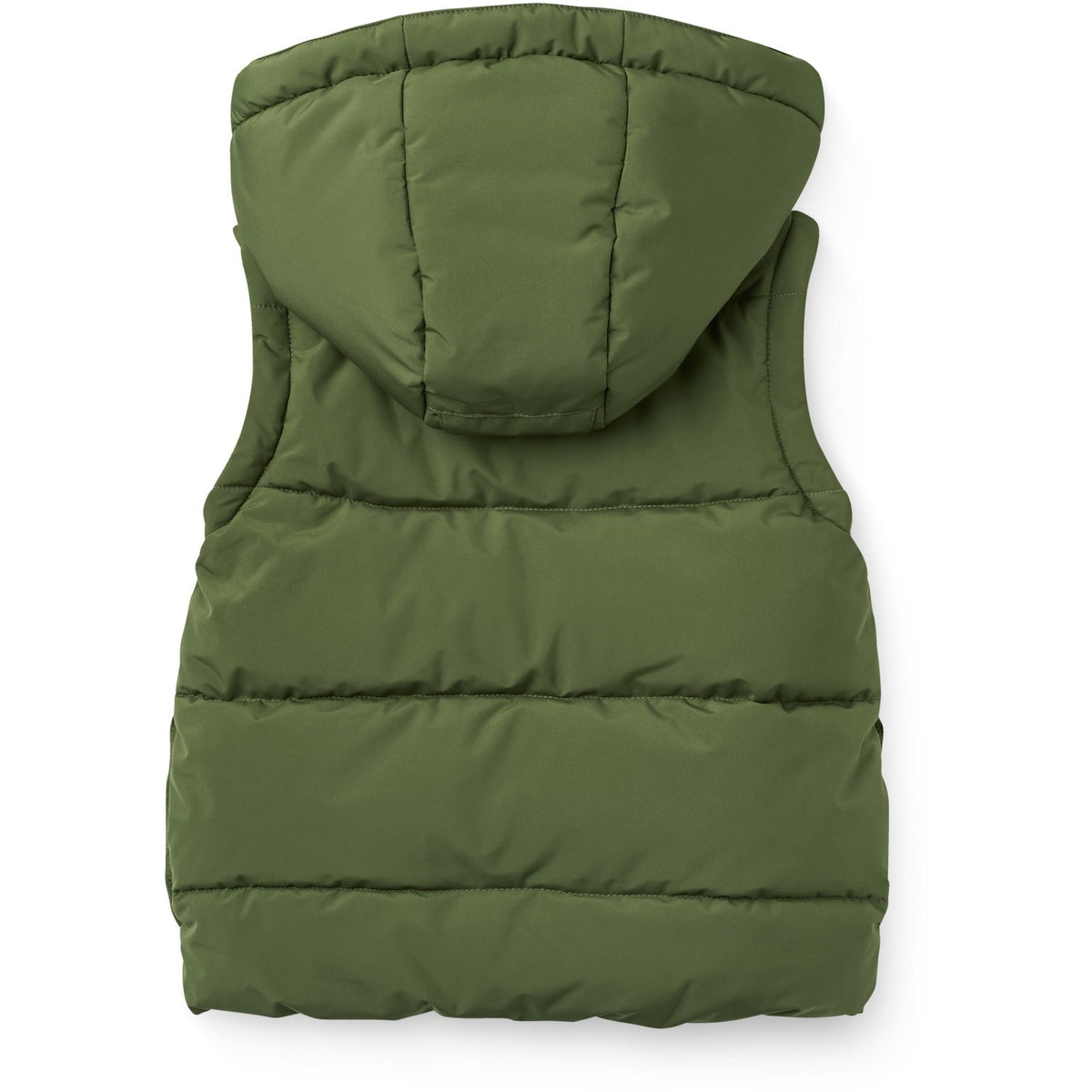 COPENHAGEN COLORS Dk. Green 2 I 1 Puffer Jakke M/ Removable Ermer