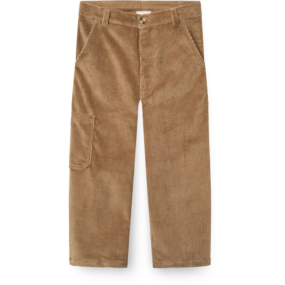 COPENHAGEN COLORS Brown Corduroy Cargo Bukser