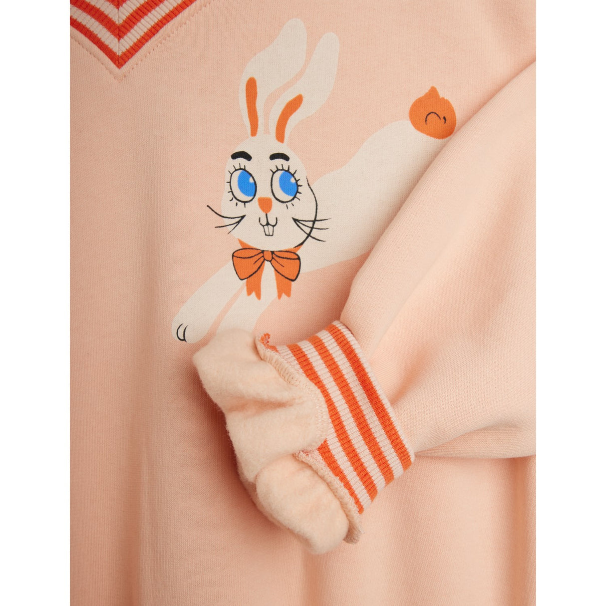 Mini Rodini Pink Rabbits Sp Collegegenser