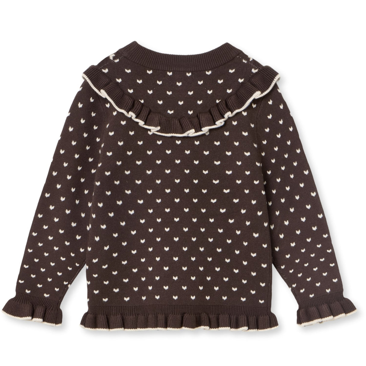 Fliink Coffee Bean / Sandshell Fame Contrast Bluse