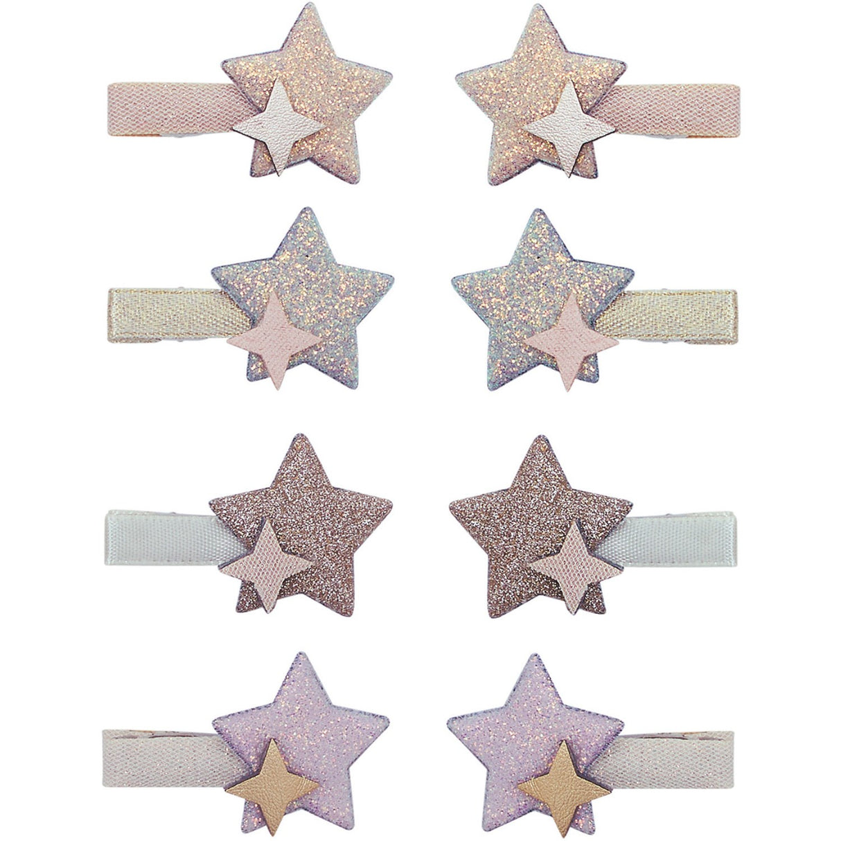 Mimi & Lula 8 Hårclips - Starlight
