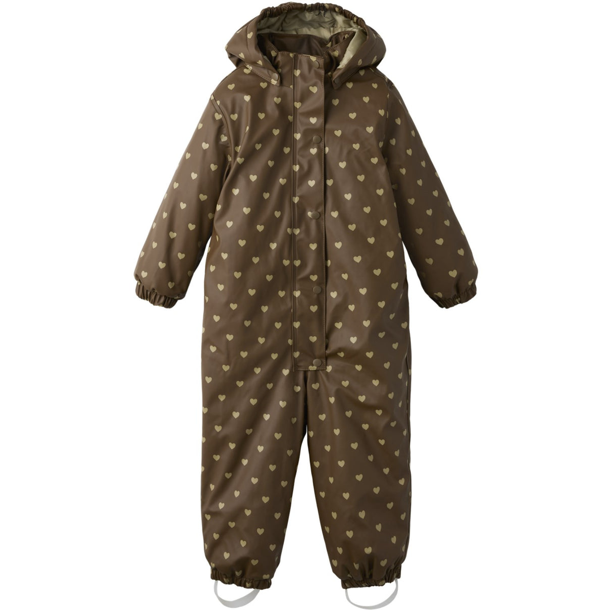 Lil'Atelier Dark Earth Hearts Nmfladry10 Pad Flydress Aop Fo Lil