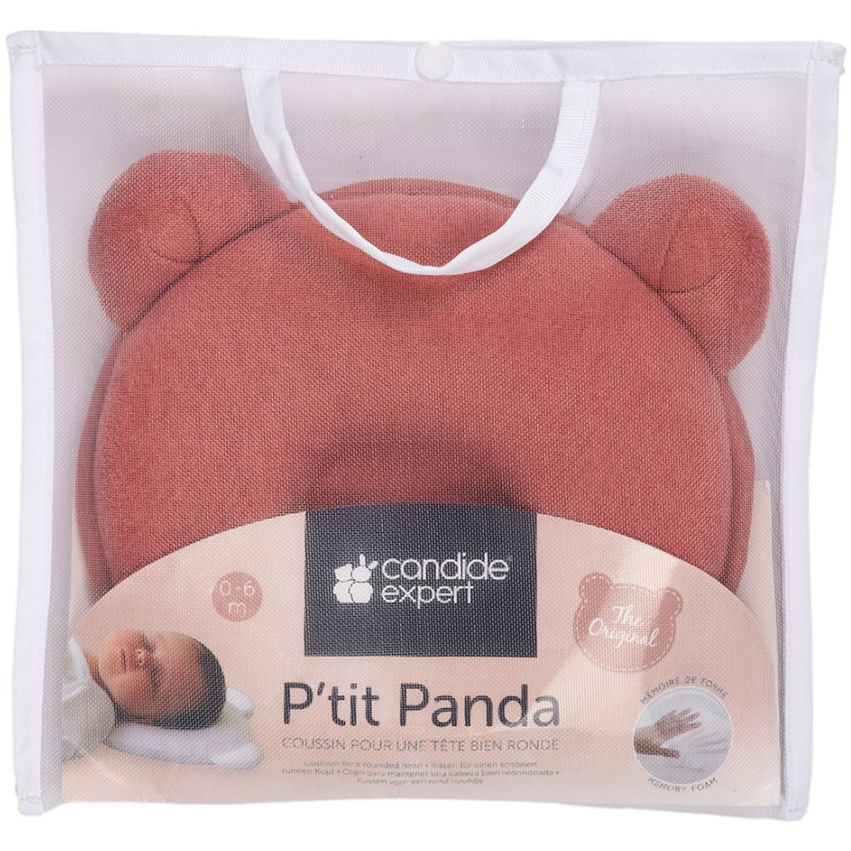 Candide Rust Panda Baby Pute