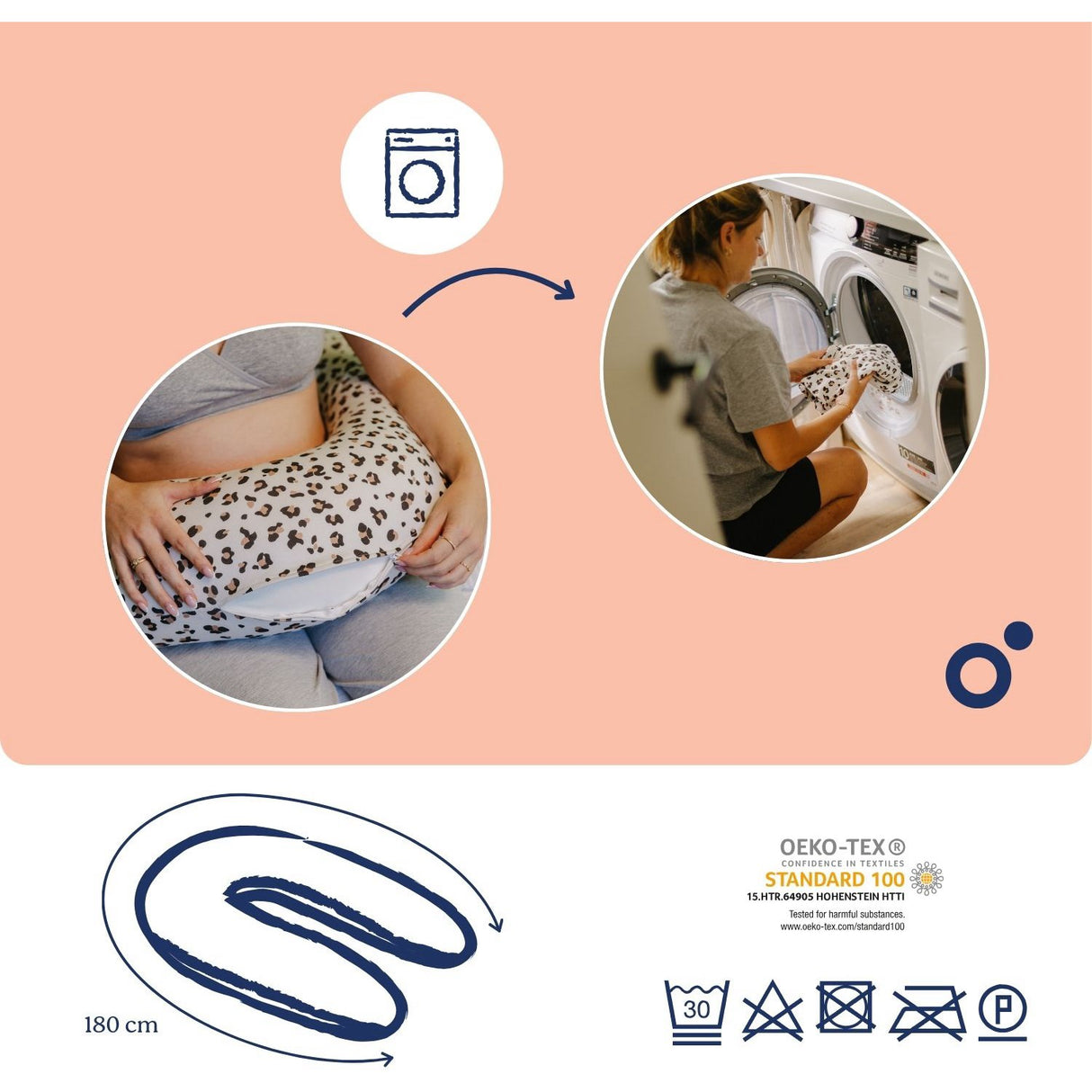 Doomoo Leopard Nursing & Pregnancy Pute
