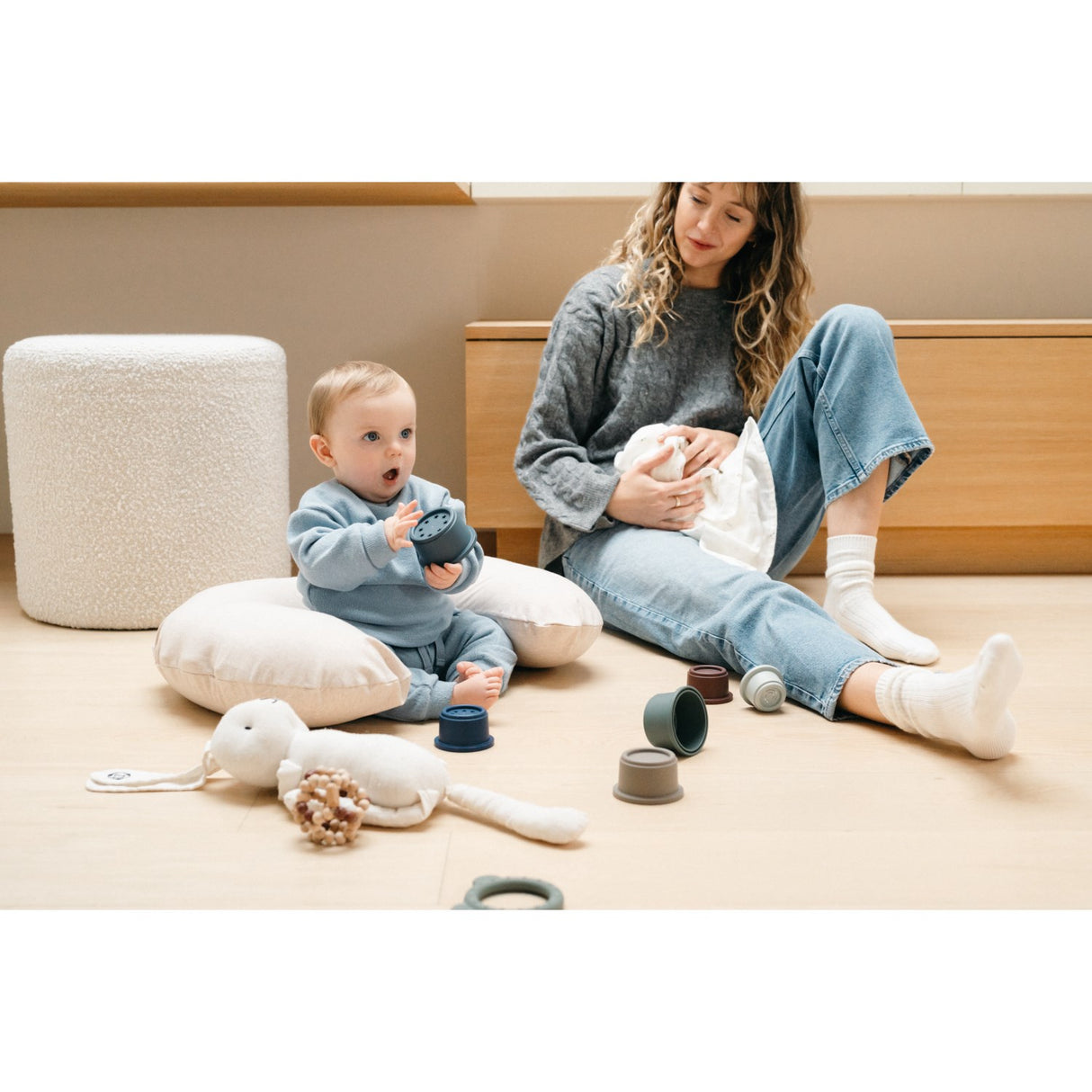 Doomoo Melange Sand Nursing Pute