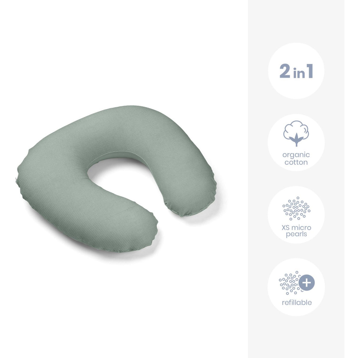 Doomoo Corduroy Khaki Nursing Pute