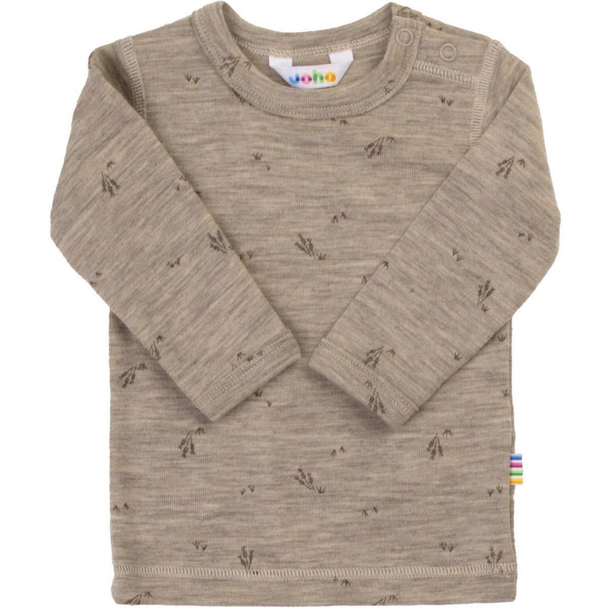 Joha Beige Mel. Bluse Med Long Ermer