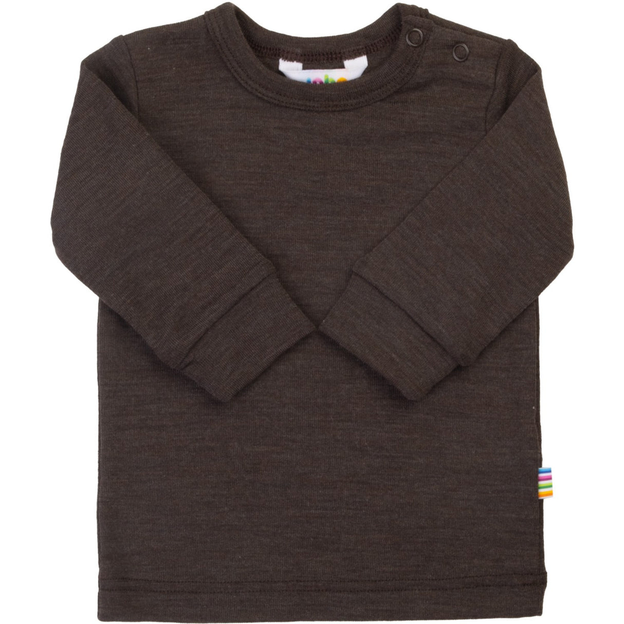 Joha Drk. Brown Bluse Med Long Ermer