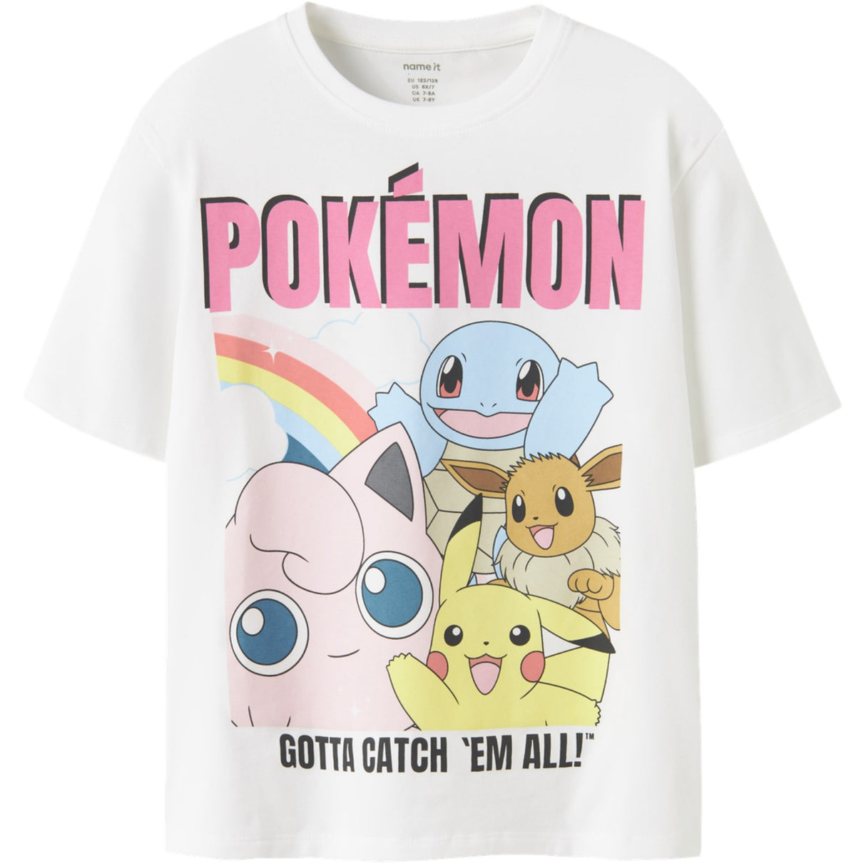 Name It Bright White Nkfmysa Pokemon Ss Nreg Topp Box Sky