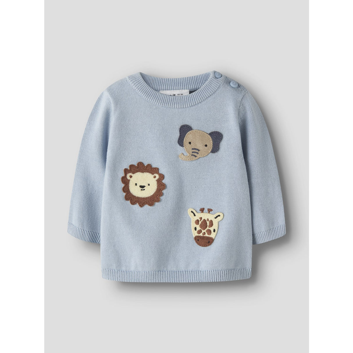 Name It Blue Fog Nbmhaps Ls Strikk