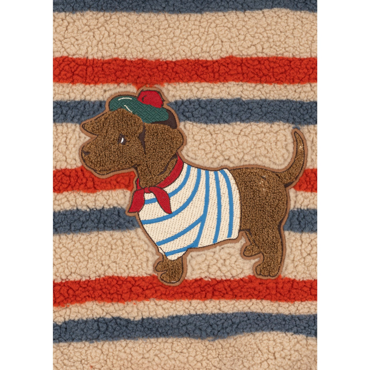 Konges Sløjd Tangerine Stripe Jody Embroidery Teddybjørn Jakke Grs