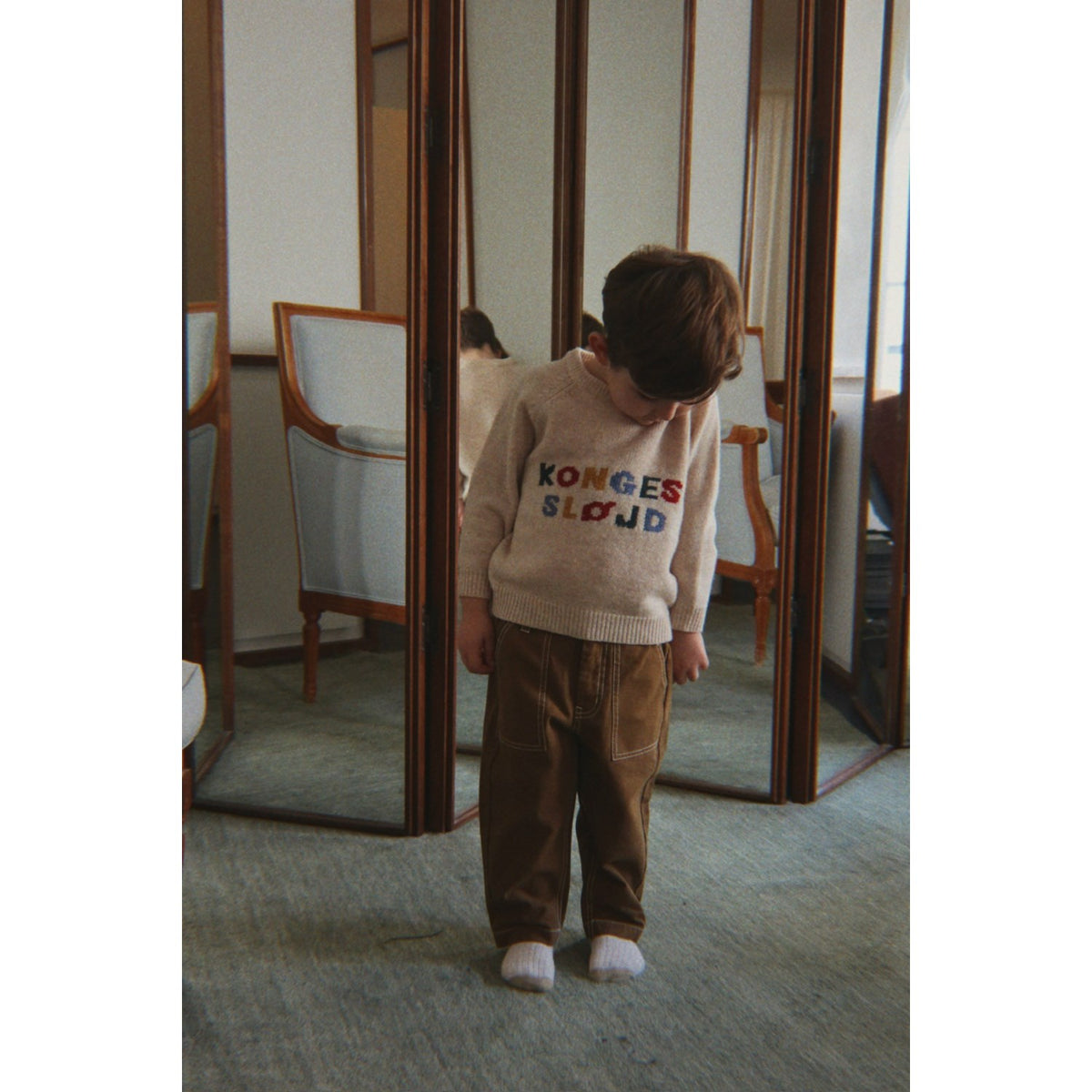 Konges Sløjd Off White Billi Strikk Sweater