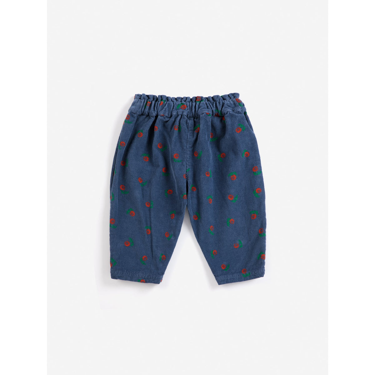 Bobo Choses Navy Blue Stamp Bloom All Over Corduroy Bukser