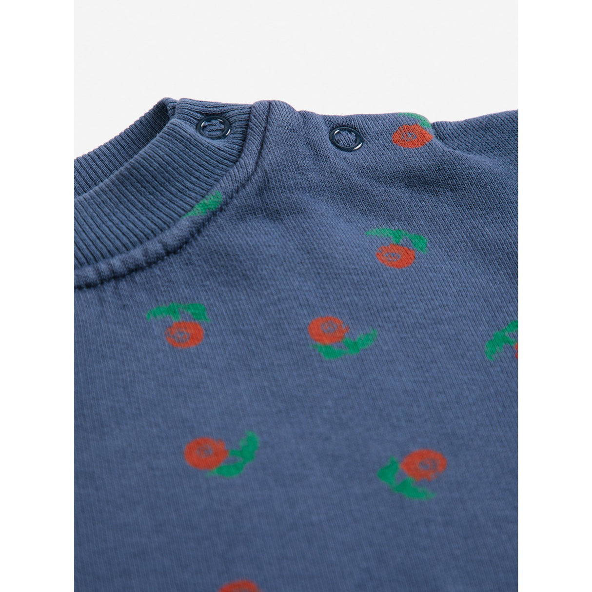 Bobo Choses Navy Blue Stamp Bloom All Over Collegegenser