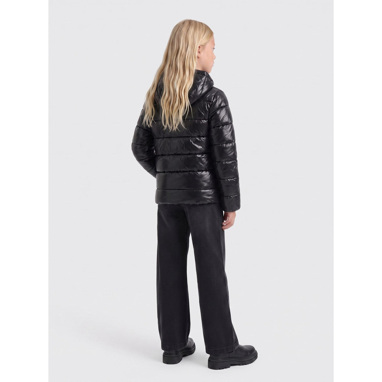 kids ONLY Black Kogkajsa Lys Quilt Hette Jkt Otw Noos