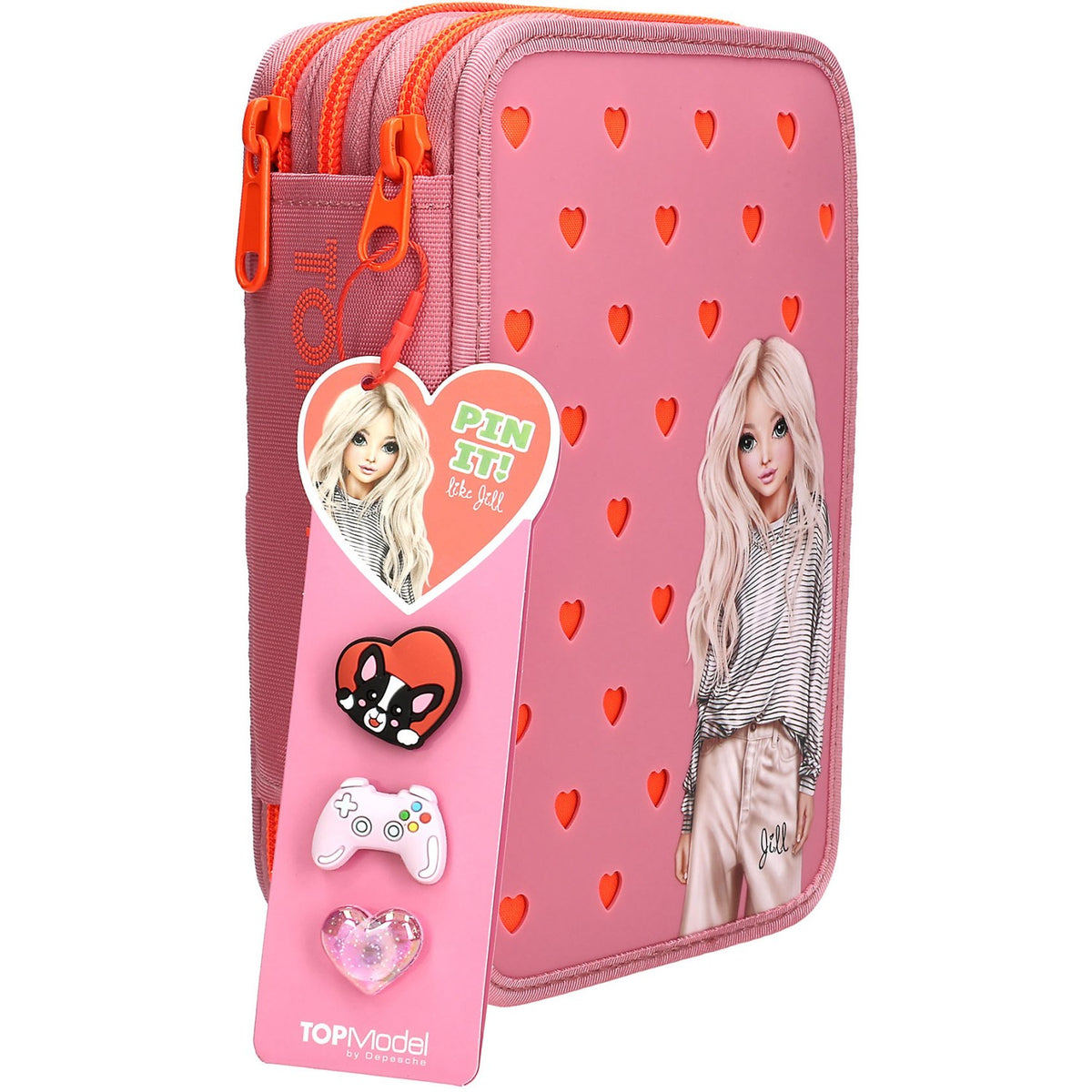 TOPModel Pin It Trippel Pennal Med Silicone Charms