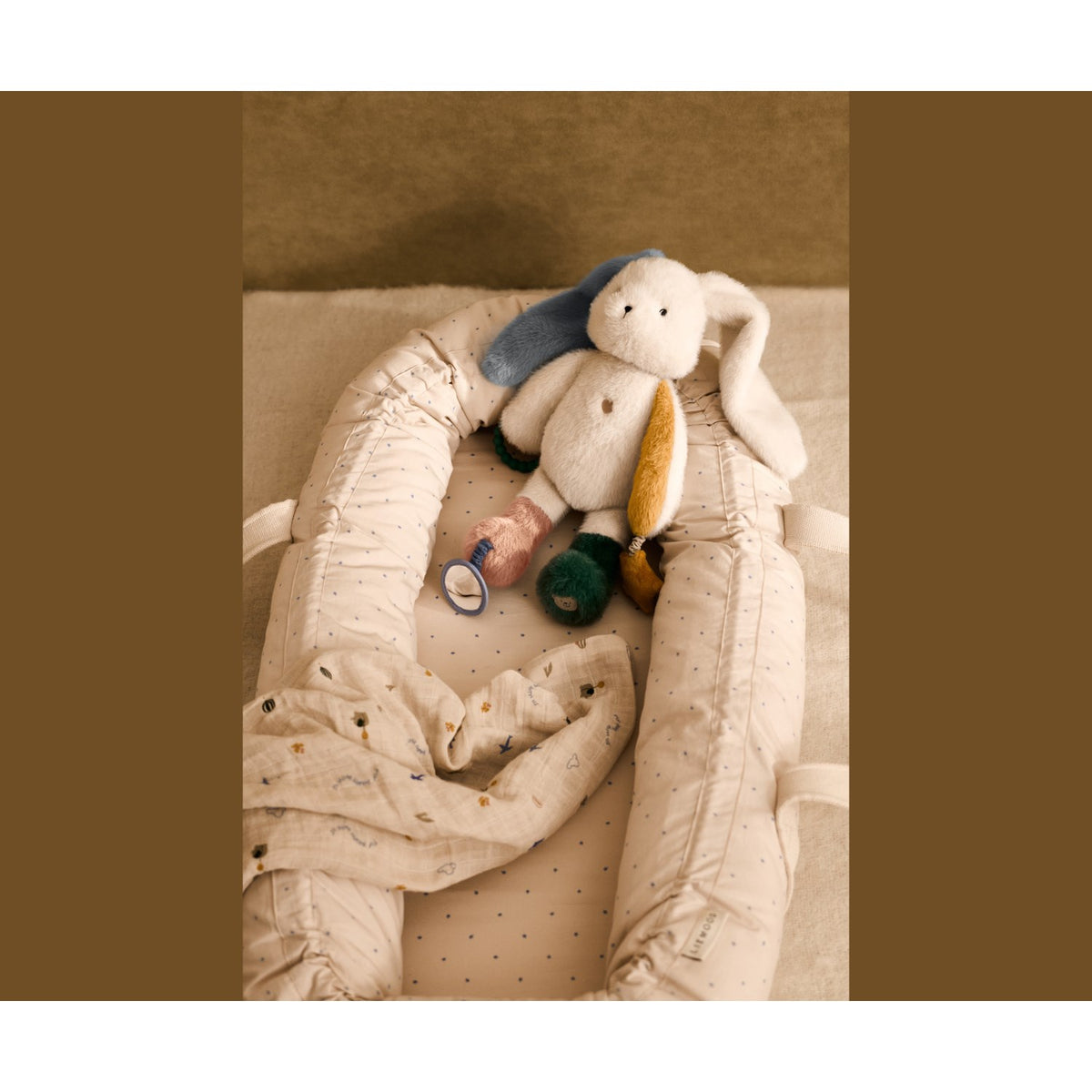 LIEWOOD Star / Flying Mix Lewis Muslin Cloth 2-Pakning