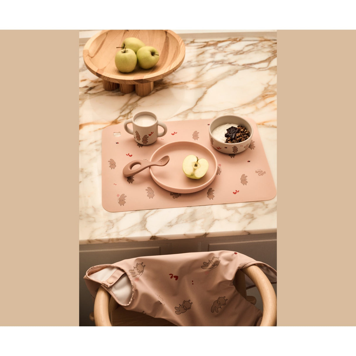 LIEWOOD Wild Child / Rosey Jude Printed Dekkeserviett