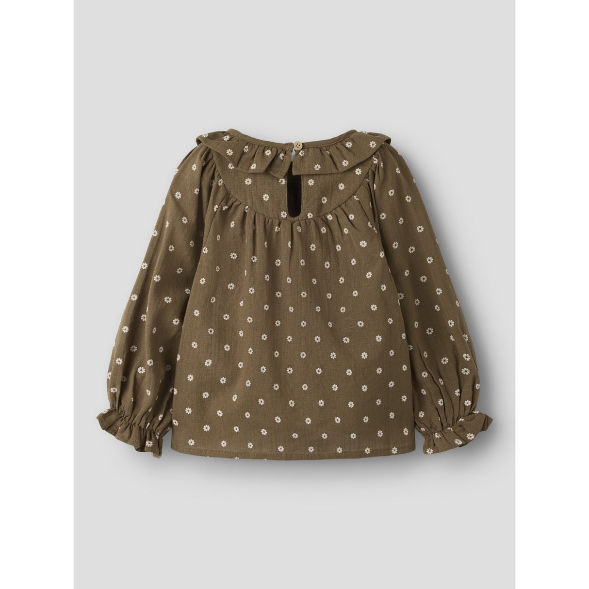 Lil'Atelier Teak Nmfhulla Ls Loose Skjorte Lil